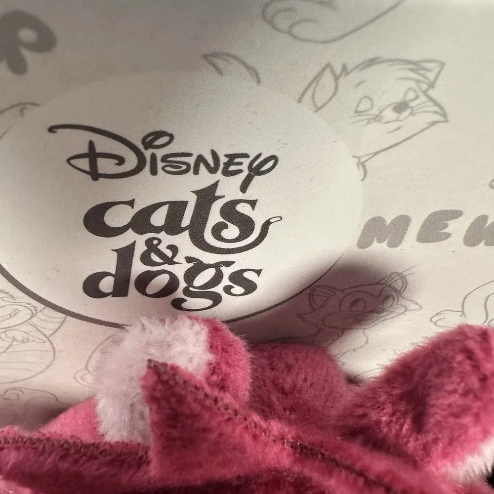 Disney Plush Dog Toys 2 Pack Cheshire Cat Figaro Cats and Dogs New CultureFly
